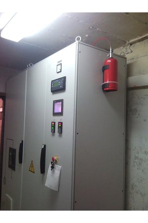 2 kg Pano İçi Otomatik Yangın Söndürme Sistemi Elektrik Panosu Araç Garaj