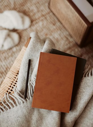 Çizgisiz Not Defteri, Taba Termo Deri Kapaklı Defter, 128 Yaprak A5 Defter, Ofis ve Kırtasiye (14cm x 21 cm) (Taba Kapak)