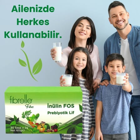 inülin Fos Prebiyotik Lif 2 gr saşe 30 adet kutu 1 adet
