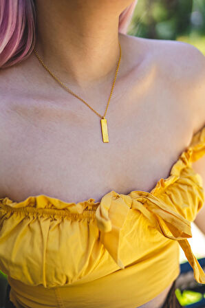 Square Kolye Gold