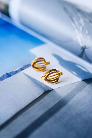 Belt Küpe Gold