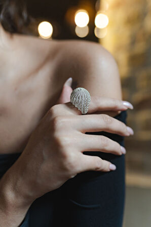 Urchin Yüzük Silver