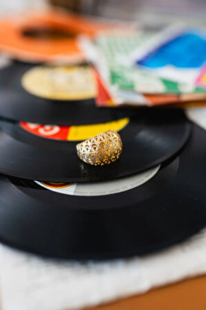 Knob Yüzük Gold