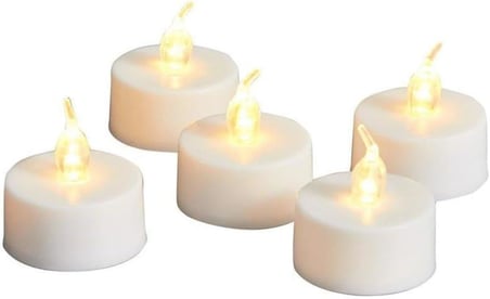 Pilli Led Tealight T-LİGHT MUM PİLLİ MUM LED IŞIK SICAK SARI RENK DEKORASYON SÜSLEME DÜĞÜN KINA ORGANİZASYON (6)
