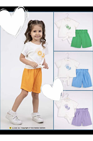 Limon Baskılı Kız Takım