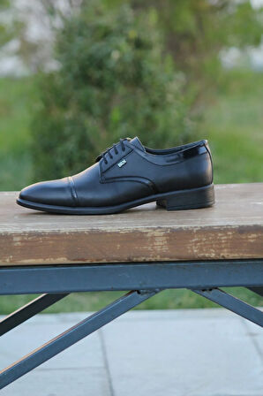 Erkek Mevsimlik Kundura Hakiki Deri  Kauççuk Taban Bağlı