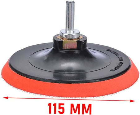 Cırt Zımpara Seti + Matkap Aparatı 115 mm (10 Parça)