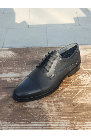 Erkek Yazlık Kundura İç Dış Hakiki Deri Poli Hafif Taban Bağlı