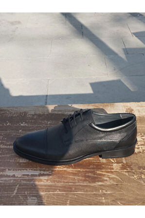 Erkek Yazlık Kundura İç Dış Hakiki Deri Poli Hafif Taban Bağlı