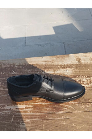 Erkek Yazlık Kundura İç Dış Hakiki Deri Poli Hafif Taban Bağlı