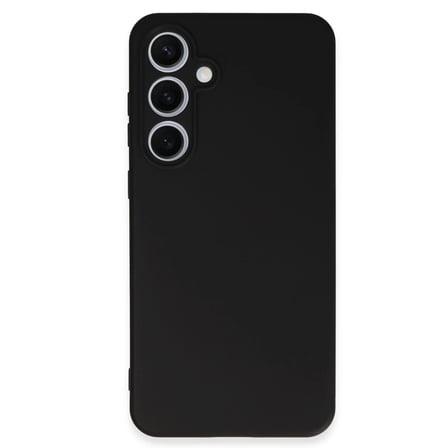Samsung Galaxy S24 FE Kılıf Nano içi Kadife Silikon - Siyah