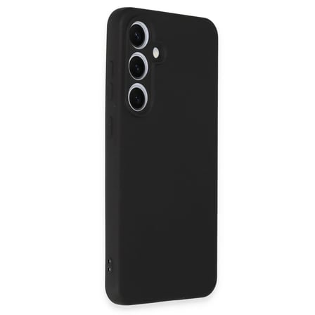 Samsung Galaxy S24 FE Kılıf Nano içi Kadife Silikon - Siyah