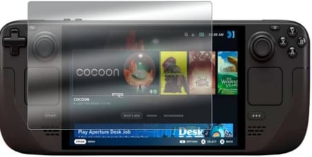 Steam Deck OLED 7.4 inç Hayalet Ekran Koruyucu Şeffaf