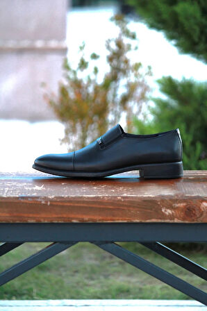 Erkek Mevsimlik Kundura Hakiki Deri  Kauççuk Taban Bağsız