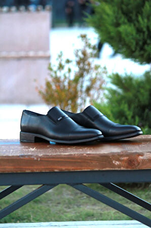 Erkek Mevsimlik Kundura Hakiki Deri  Kauççuk Taban Bağsız