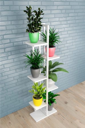 6 Bölmeli Çiçeklik,saksılık,salon Dekor,balkon Dekor,dekoratif