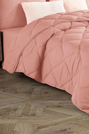 Pudra Soft Silikon Yorgan Çift Kişilik 195*215