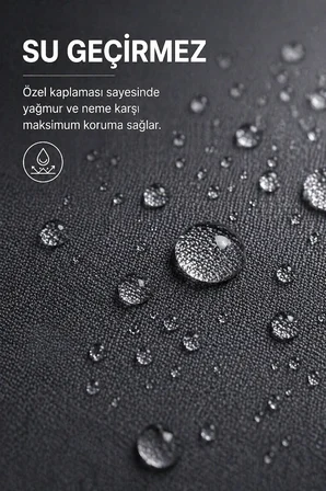 Bahçe Mobilya Brandası 320*200*75 Cm Masa Sandalye Koruma Örtüsü Gri Kılıf Su Geçirmez