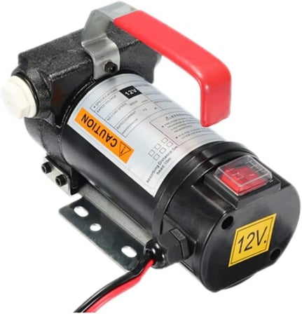 12v Kendinden Emişli Elektrikli Taşınabilir Yakıt Sıvı Yağ Aktarma Mazot Pompası Paslanmaz Gövdeli