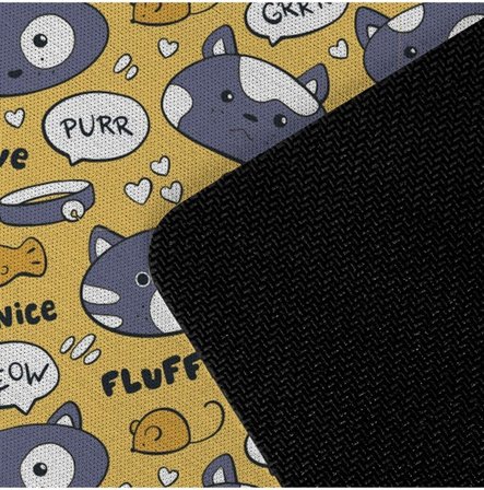 Kız Arkadaşa Hediye Sevimli Kedi Tasarımlı Mousepad - Mouse Pad - Fare Altlığı