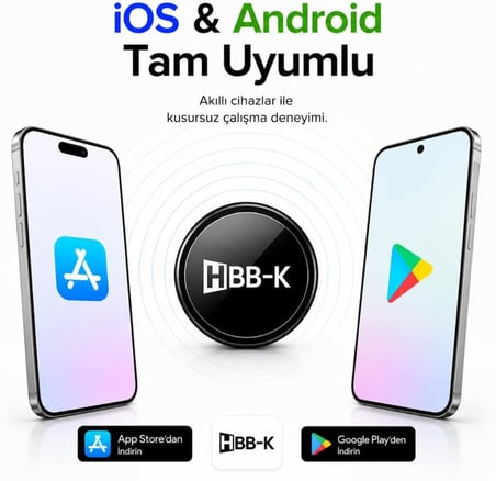 HBB-K HaPro Tag Android ve İOS Uyumlu Takip Cihazı