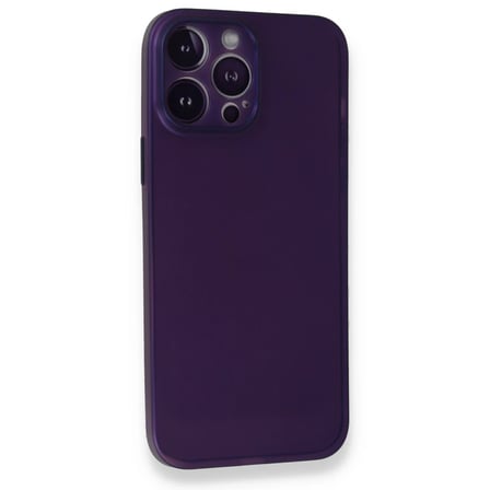 Apple iPhone 14 Pro Max Kılıf PP Ultra İnce Kapak - Mor