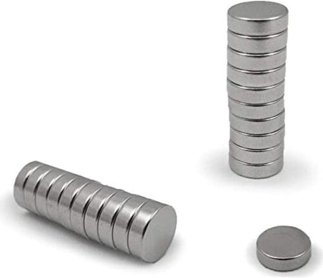 Dünya Magnet 50 Adet 10 X 3 Mm Çap: 10 Kalınlık : 3 Yuvarlak Neodyum Mıknatıs
