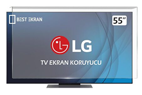 LG OLED55B46LA TV EKRAN KORUYUCU - Lg 55" inç Tv Kırılmaz Ekran Koruyucu
