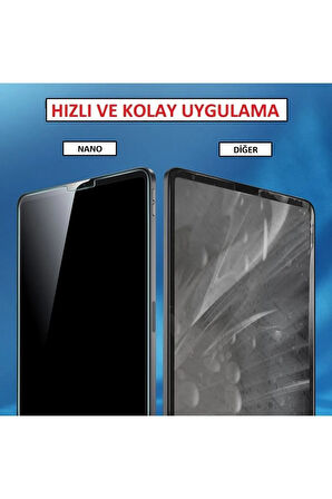 Apple Ipad Air 5. Nesil 2022 10.9" M1 Uyumlu Nano Kırılmaz Cam Ekran Koruyucu - K2