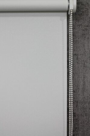 Düz Ekru Güneşlik Stor Perde