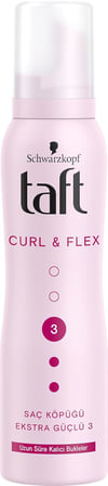 Taft Curl &amp; Flex Saç Köpüğü 150 ml