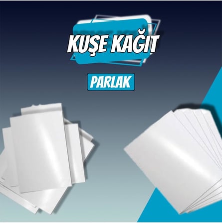 ORBAK KAĞIT PASPAS A4 170 gr Parlak Kuşe Kağıt – 100 Yaprak – Profesyonel Baskı Kağıdı – 1,06 Kg