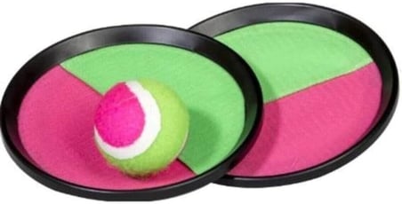 Oyuncak At Tut Yakala Yapışkanlı Tenis Oyunu Siyah bambmNM1032