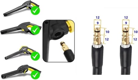 Karcher K2 K3 K4 K5 K6 K7 uyumlu yüksek basınçlı yıkama hortumu 6 Metre uzunluk