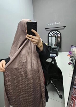 Aminenesil Modakaşmir Jakar Şal Vizon Renk