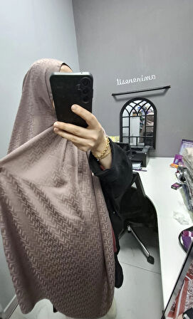 Aminenesil Modakaşmir Jakar Şal Vizon Renk