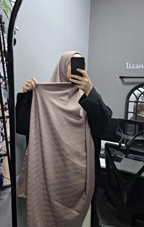 Aminenesil Modakaşmir Jakar Şal Vizon Renk