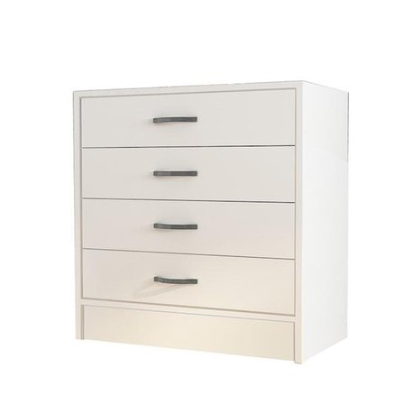 Eco Room Amor 4 Çekmeceli Şifonyer - Beyaz - 86 Cm
