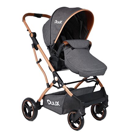 Duux One Travel Sistem Bebek Arabası Gold Antrasit