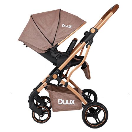 Duux One Travel Sistem Bebek Arabası Gold Kahve