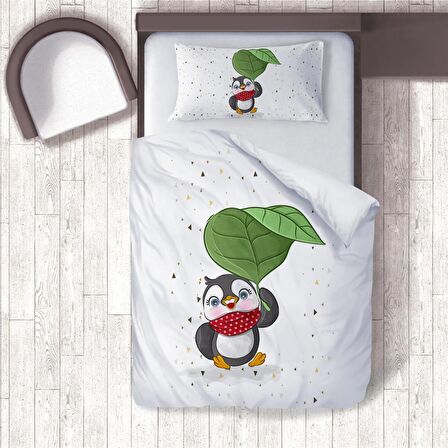 Momys Care Kutup Yıldızı Penguen Bebek Nevresim Takımı 100x150 Cm