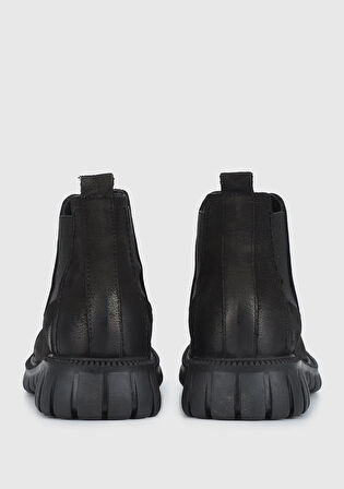 Siyah Deri Kadın Bot