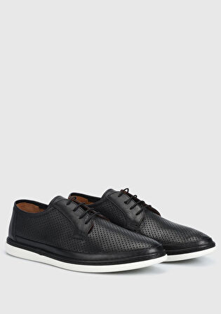 Siyah Deri Erkek Ayakkabı