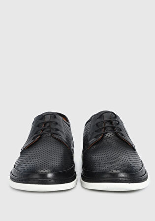 Siyah Deri Erkek Ayakkabı