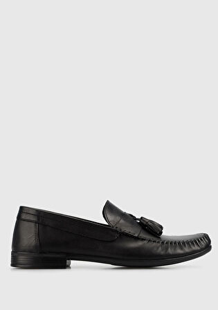 Siyah Deri Erkek Ayakkabı