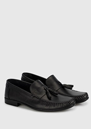 Siyah Deri Erkek Ayakkabı