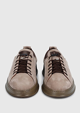 Gri Deri Erkek Ayakkabı