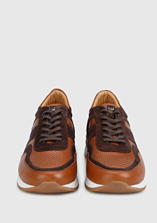 Taba Deri Erkek Sneaker