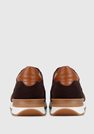Taba Deri Erkek Sneaker