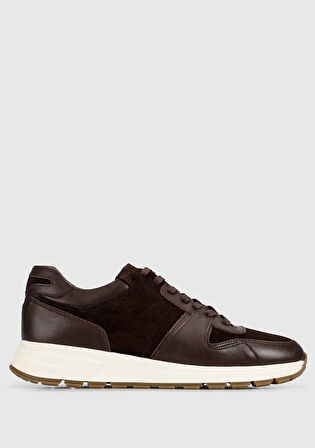 Kahve Deri Erkek Sneaker